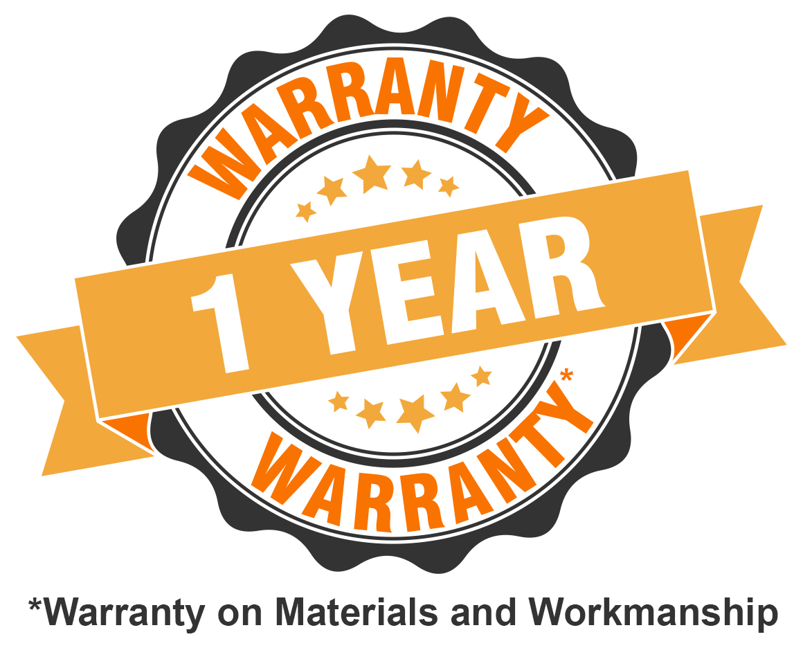 1 Year Warranty