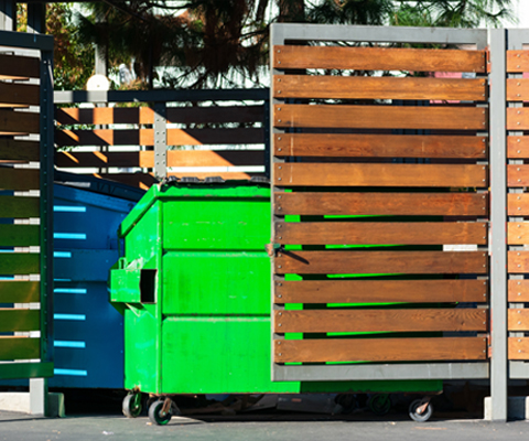 dumpster enclosure